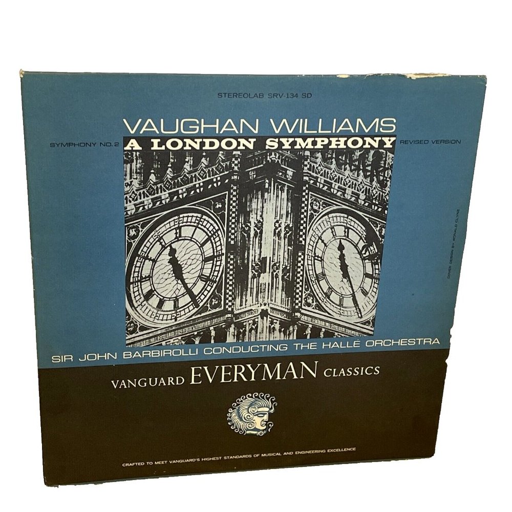 A London Symphony (Revised Version)(Vinyl, 1963) Vanguard SRV-134SD VG LP Record
